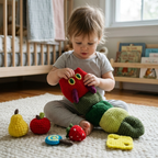 Caterpillar Crochet Pattern, Hungry Amigurumi Plush Tutorial