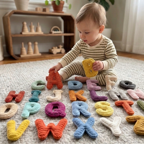 Crochet Alphabet Pattern, Amigurumi Letters A-Z Set