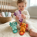 Baby Axolotl Crochet Pattern, Ava Amigurumi Plush Tutorial