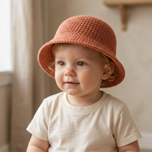 Crochet Bucket Hat Pattern, Beginner Summer Hat Project