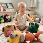 Animal Pillow Crochet Patterns, Amigurumi Cushion Bundle For Kids