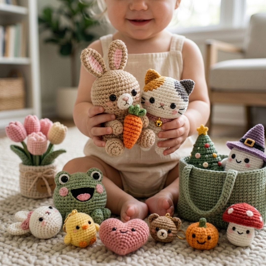 Crochet Pattern Bundle, Whole Shop Lifetime Access
