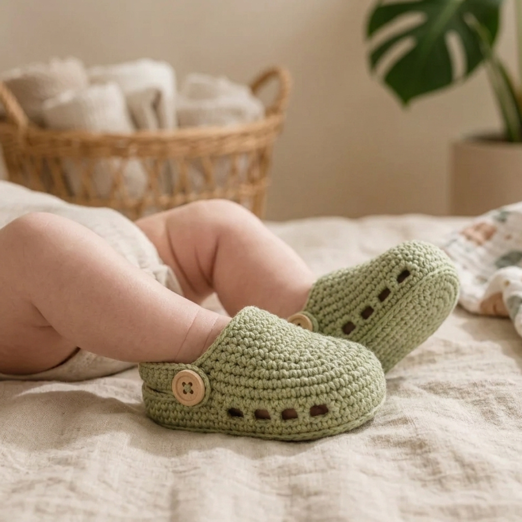 Crochet Baby Clogs Pattern, Easy Sandals And Booties