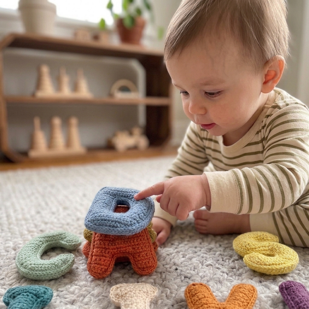 Crochet Alphabet Pattern, Amigurumi Letters A-Z Set