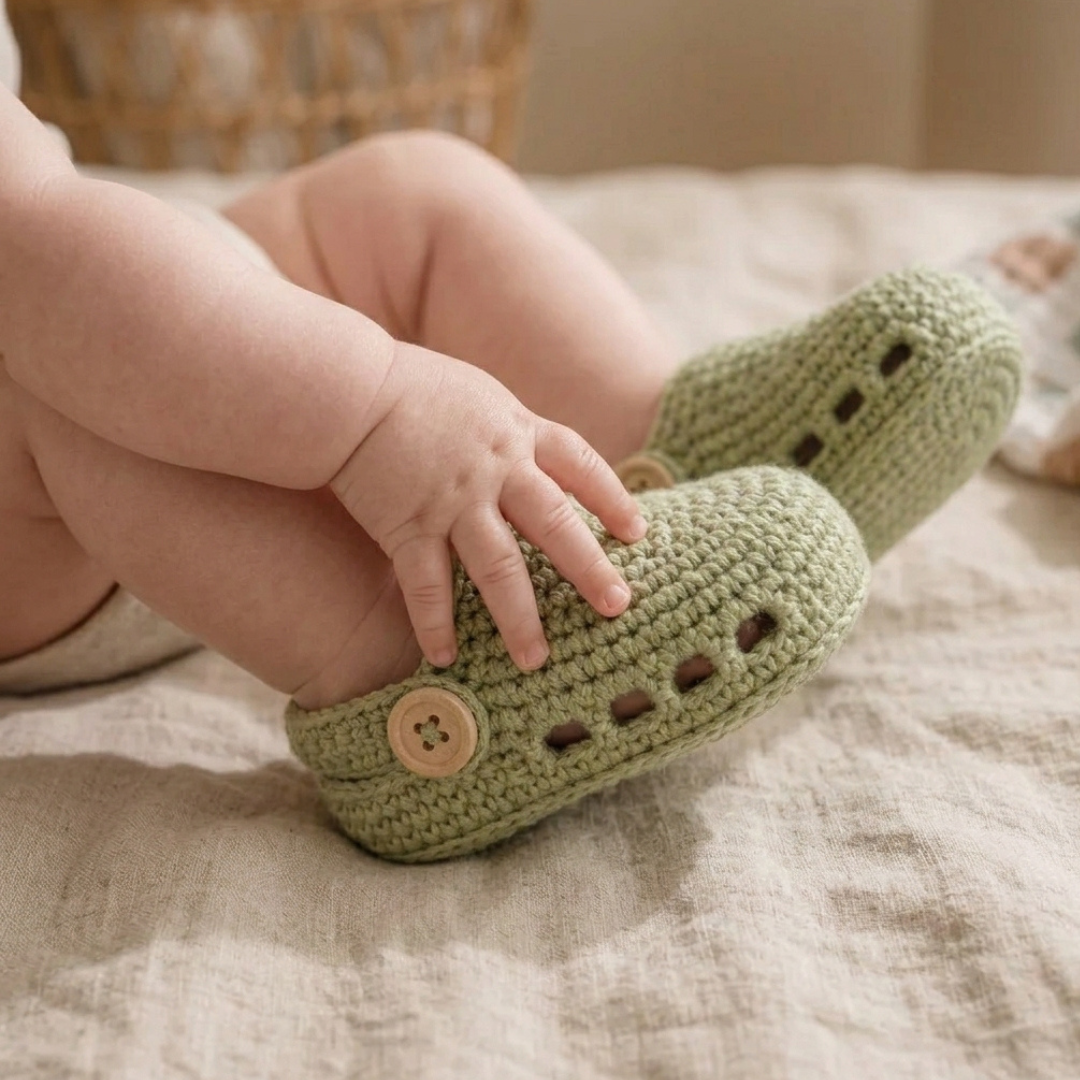 Crochet Baby Clogs Pattern, Easy Sandals And Booties