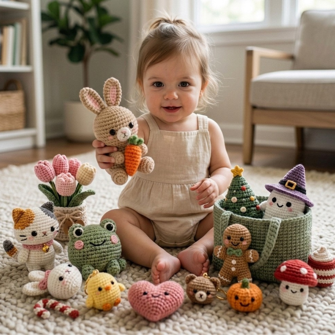 Crochet Pattern Bundle, Whole Shop Lifetime Access
