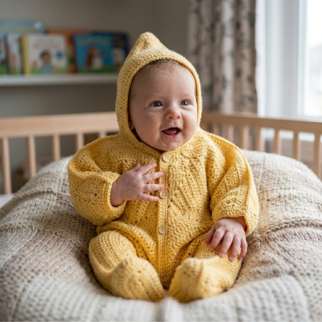 Newborn Crochet Costume Pattern, Juni Starsuit Baby Outfit