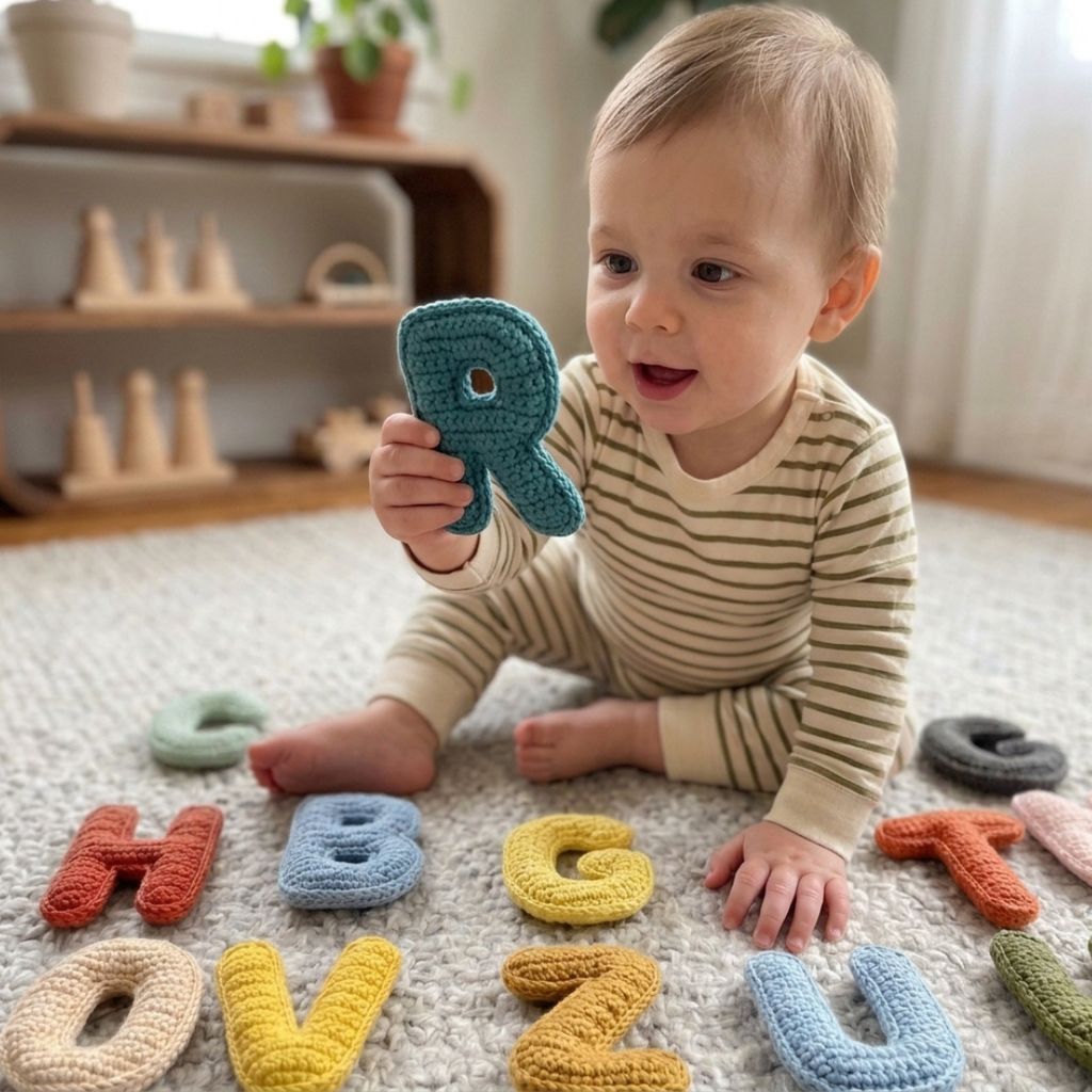 Crochet Alphabet Pattern, Amigurumi Letters A-Z Set